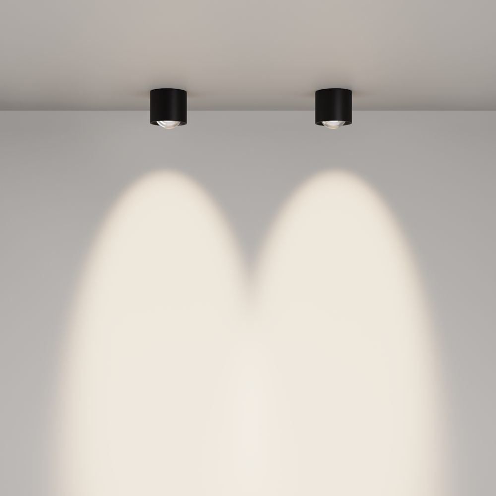 Светильник потолочный светодиодный Maytoni Lens C217CL-15W4K-B