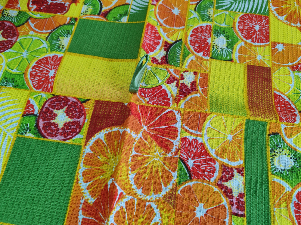 Полотенце кухонное, круглое, 2 шт, вафельное полотно