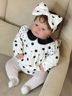 Кукла Реборн мягконабивная 60см в пакете (FA-036)