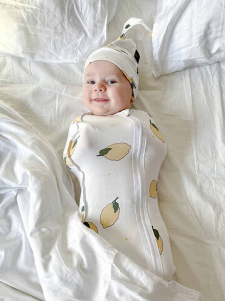 Пелёнка-кокон Лимоны