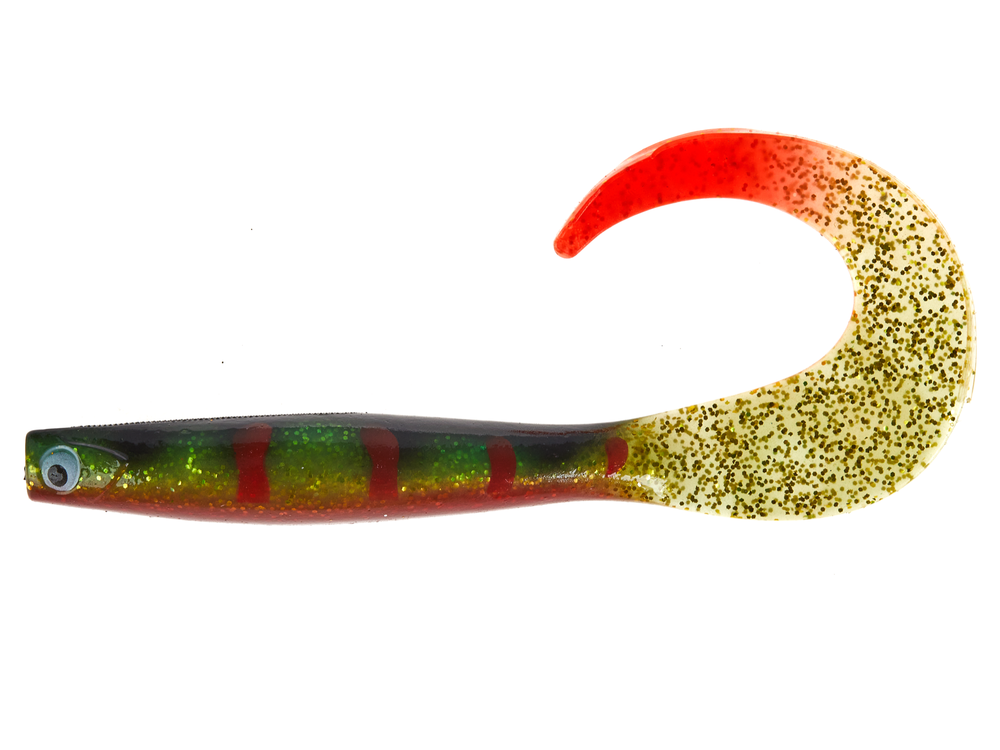 Виброхвост LJ 3D Series Kubira Fire Tail 7" (17,5 см), цвет PG27, 1 шт.