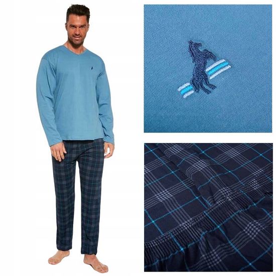 Пижама мужская с длинным рукавом и брюками Cornette 124/240