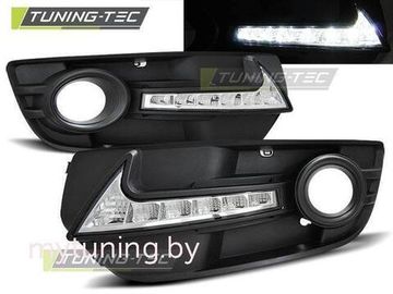 Рамки ПТФ со встроенными ходовыми огнямидля led drl для Audi Q5