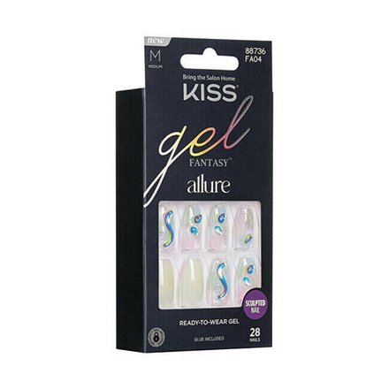 Gel nails Gel Fantasy Allure - Band of Color 28 pcs
