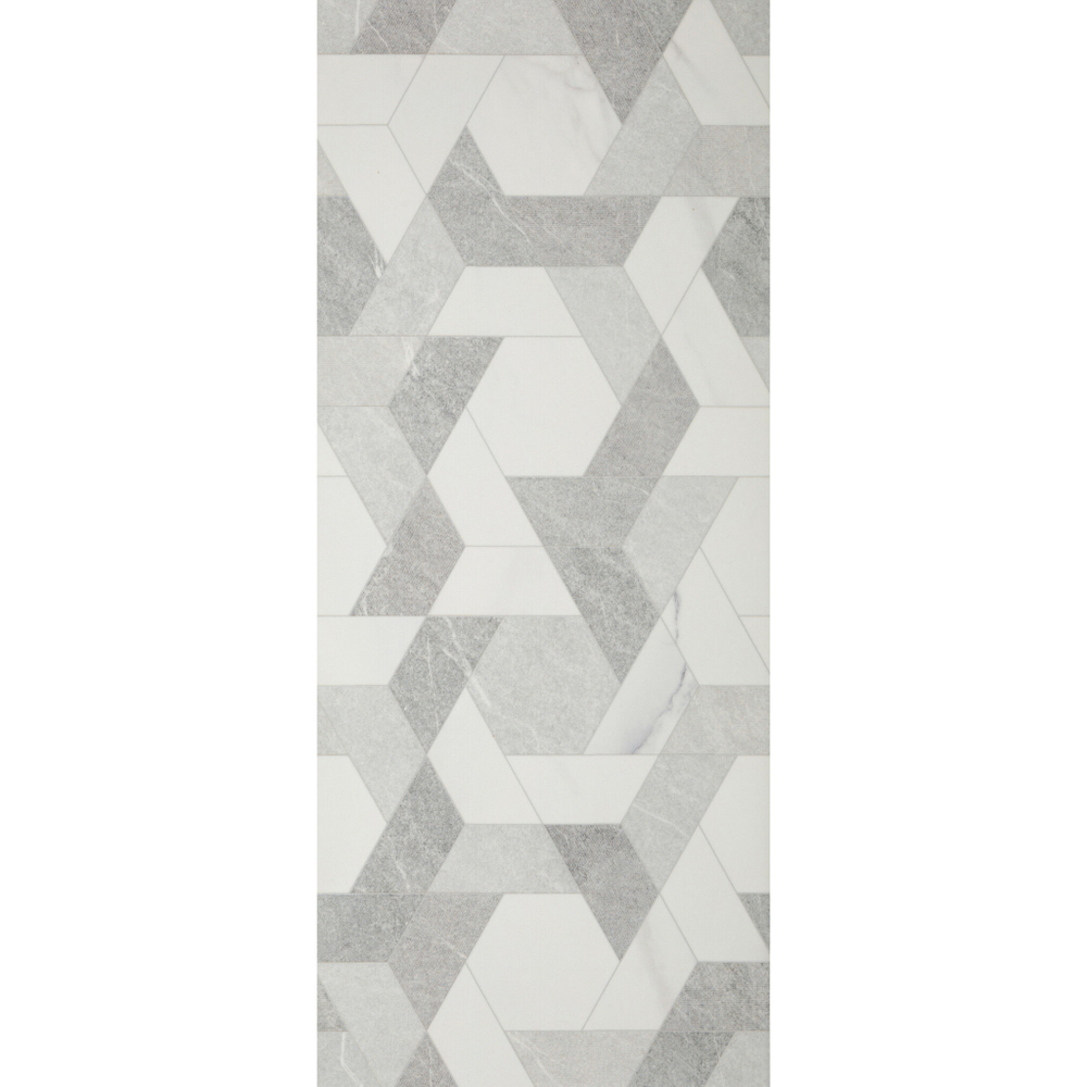 Плитка облицовочная Gracia Ceramica Katana серая геометрия 600x250x9 мм (8 шт.=1,2 кв.м)