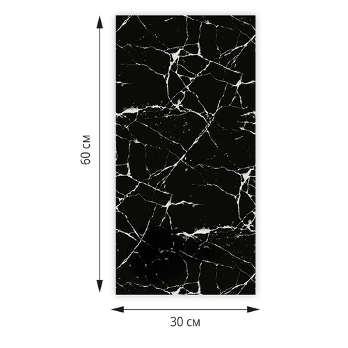 Самоклеящаяся панель ПВХ Мрамор маркина 600х300х2 мм