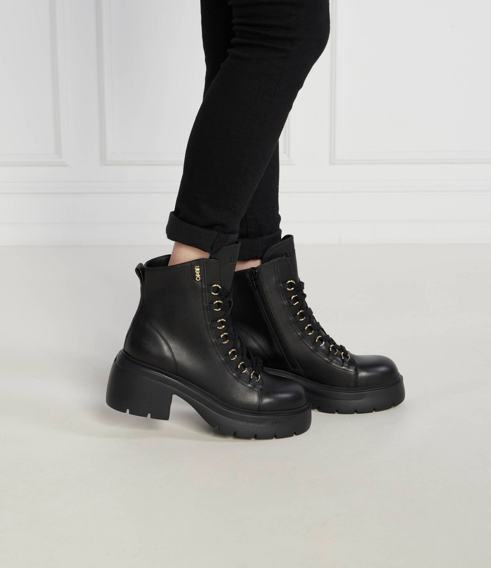 Кожаные ботильоны carrie Liu Jo - черный(SF3053 P0102)