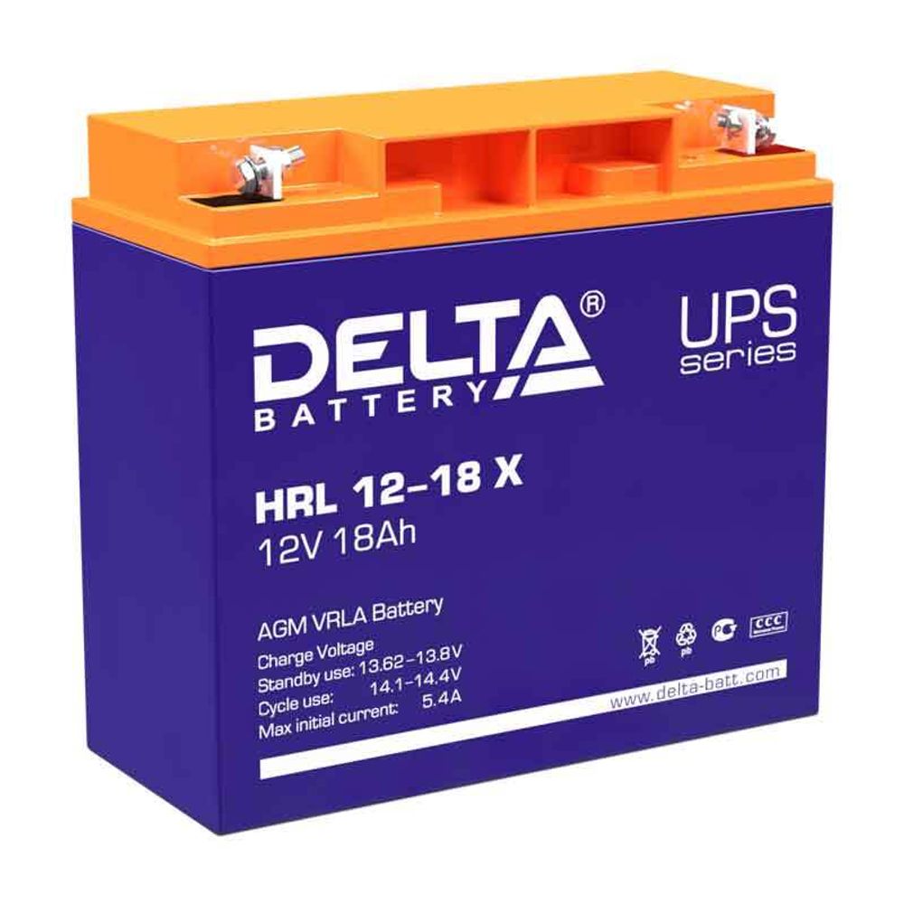 HRL 12-18 Х аккумулятор Delta