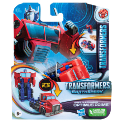 Hasbro Transformers EarthSpark - Оптимус Прайм 1-step flip figure F6716 / артикул   F6229 F6716  / GTIN 5010994183332