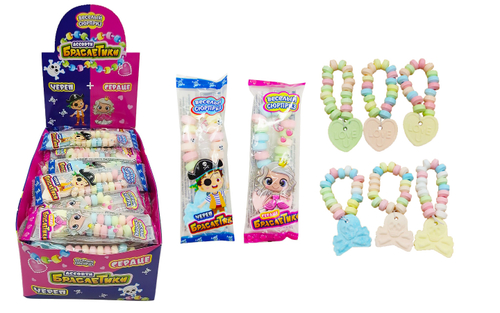 Сах. конф.Веселый сюрприз (браслетики сердце+череп)12*48шт 12г