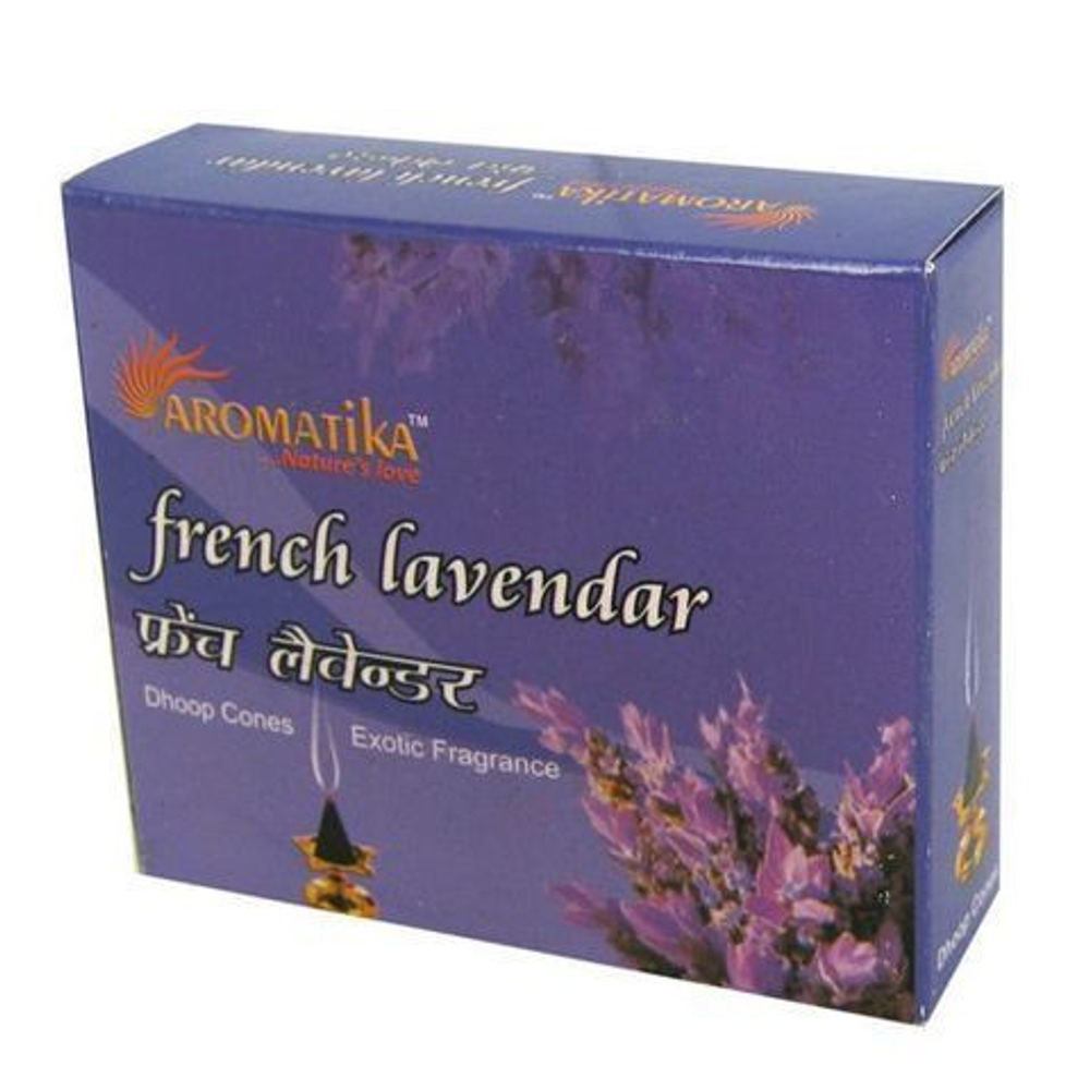Aromatika French Lavender Благовоние-конус Французская Лаванда, 25 г