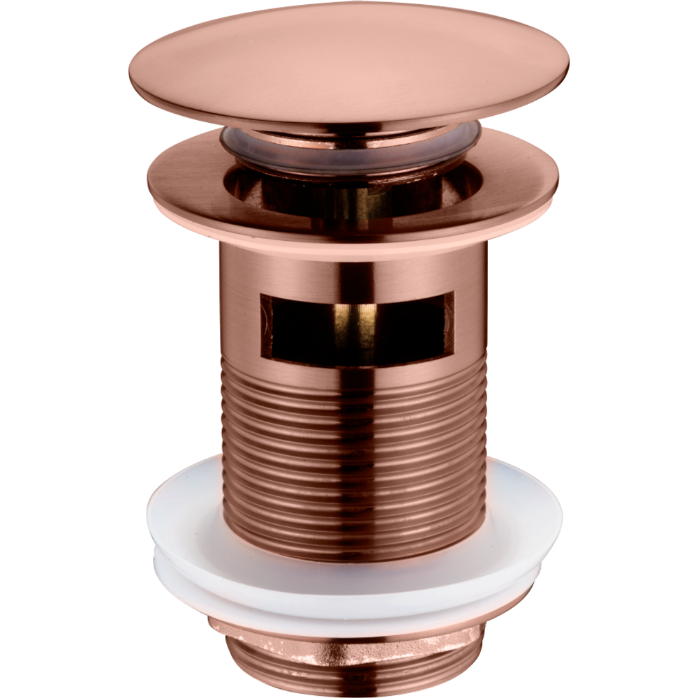 Слив для раковины Boheme 612/2-BRB BRUSHED BRONZE, click-clack, с переливом