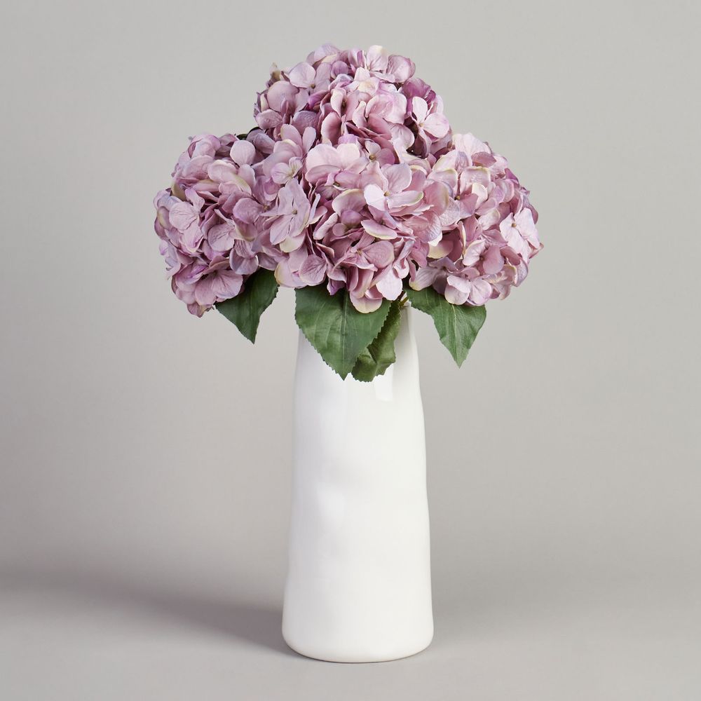 ЦВЕТОК ИСКУССТВЕННЫЙ "ГОРТЕНЗИЯ" ВЫСОТА=52СМ. (МАЛ=24 ШТ/КОР=72ШТ.)