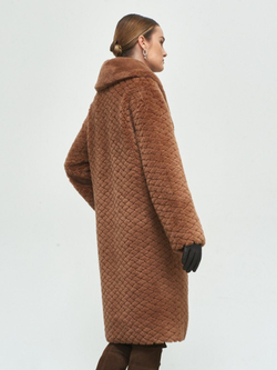 Шуба женская чебурашка тедди эко