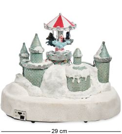 XM-712 Музыкальная новогодняя миниатюра с подсветкой