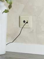 BRITE Розетка двойная TV+RJ45 кат.5E РТВ/РК12-БрКр бежевый IEK
