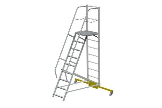 Лестница с платформой компактная MEGAL ЛСПК-3,30 (1,9)