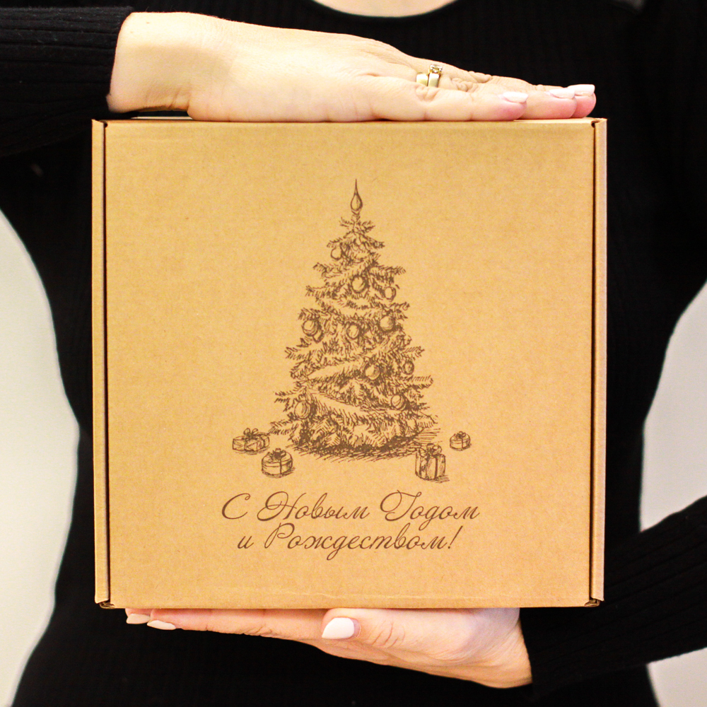 Новогодний подарочный набор сладостей HappyBox by HoneyForYou "Happy New Year №3"