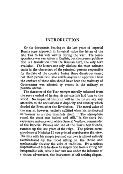 The letters of the Tsar to the Tsaritsa, 1914-1917 | A.L. Hynes