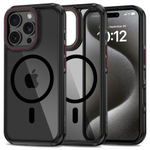 Чехол TECH-PROTECT MAGHYBRID Magsafe iPhone 16 PRO BLACK/RED