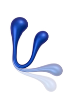 Синий многофункциональный вибратор Inefy с пультом ДУ (Цвет: синий)