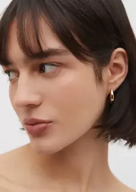 STRADIVARIUS Набор из 2 пар сережек, золотой