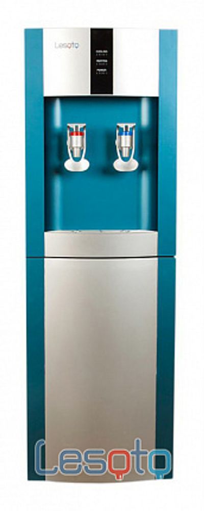 Кулер для воды LESOTO 16 L-B/E blue-silver