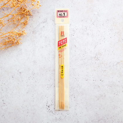 Спицы чулочные бамбуковые 20 см Hamanaka