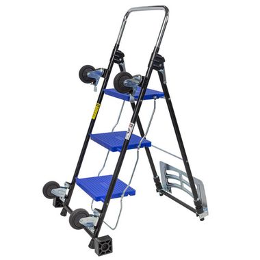 Тележка универсальная складная 4в1(платформенная 120х46х24см,100кг,ручная 160х46х82см 100кг,вертикальная 96х97х46см,70кг, стремянка114.5х70х46см,150кг Forsage F-TC0701A