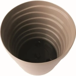 Кашпо для цветов пластиковое 1,4л d-14,5см «Бархан» Мокачино