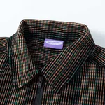 Рубашка YMKASHIX Velvet Tartan оранжевая / зеленая