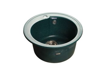 GRANFEST Мойка мрамор RONDO GF--R-450  D=450 мм  зеленый  арт.GF-