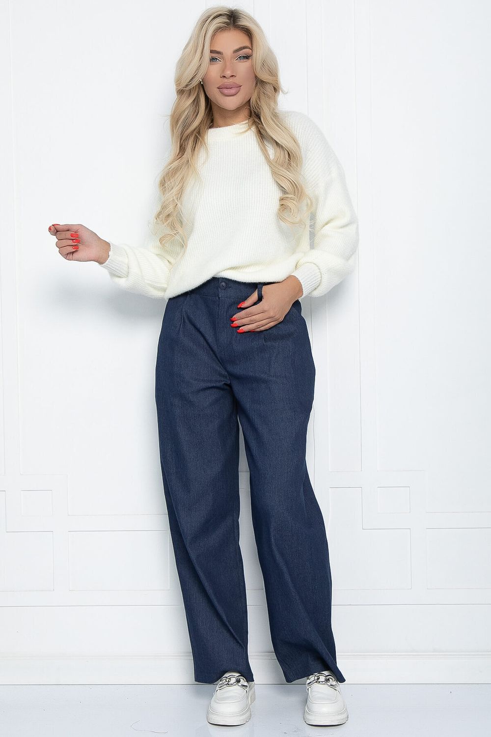 Брюки Рондо (темно-синие) Б11337 LT Collection (Акция)