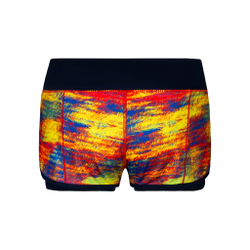 Женские теннисные шорты BIDI BADU Chidera Tech 2in1 Shorts Women - Multicoloured