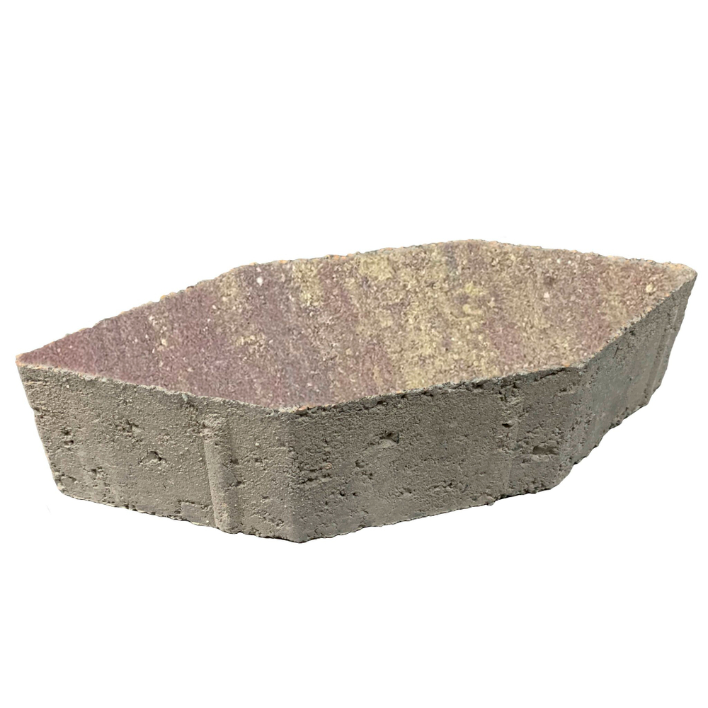 Тротуарная плитка СКОШЕННЫЙ ШЕСТИУГОЛЬНИК - Листопад гладкий Осень