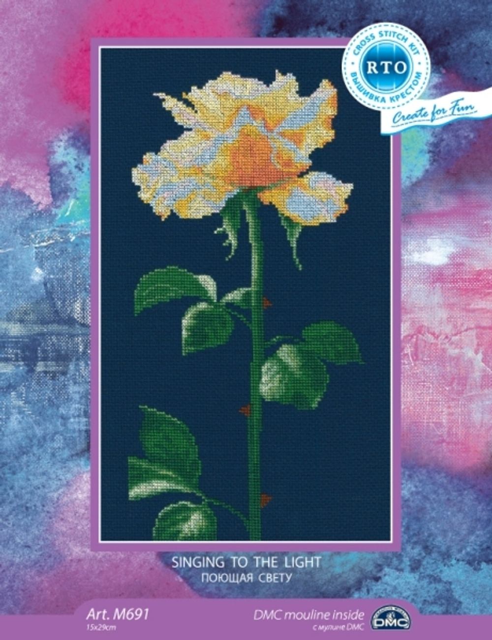 "Поющая свету"-M691  вышивка