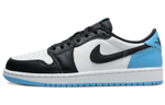 Кроссовки Jordan Air Jordan 1 Og "Black Blue Toe" (Женская размерная сетка)
