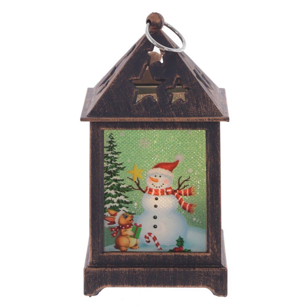 GAEM Изделие декоративное "Фонарь" (подсвет, LR44 х3шт) L6,5 W6,5 H12 см, 2в.