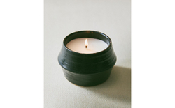 Zara Home Свеча ароматическая Amber Vanilla 170 г, растительный воск, аромат восточный древесный, Коричневый