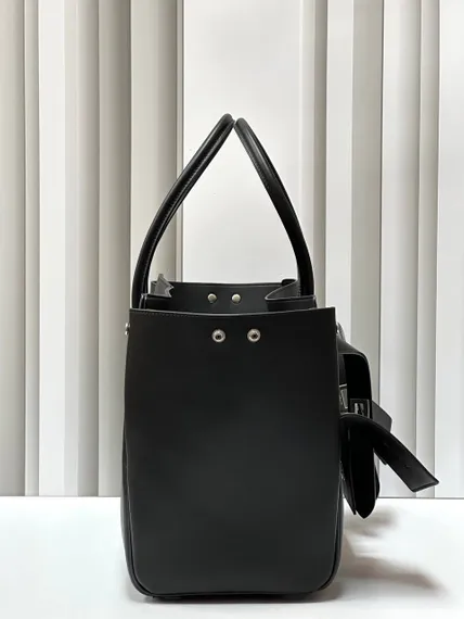 Сумка BALENCIAGA Bel Air Carry All Bag черный/серебро