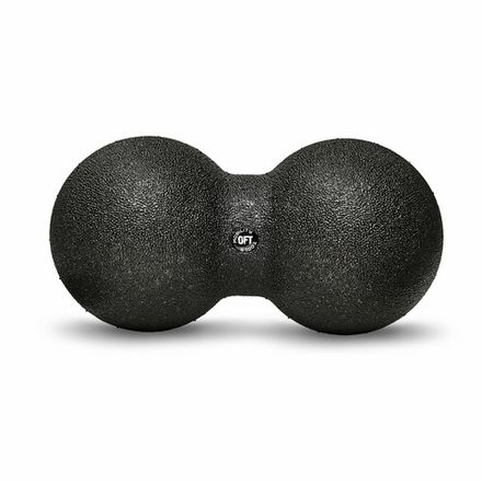 Шар массажный сдвоенный 24 х 12 см черный (без цветной коробки)