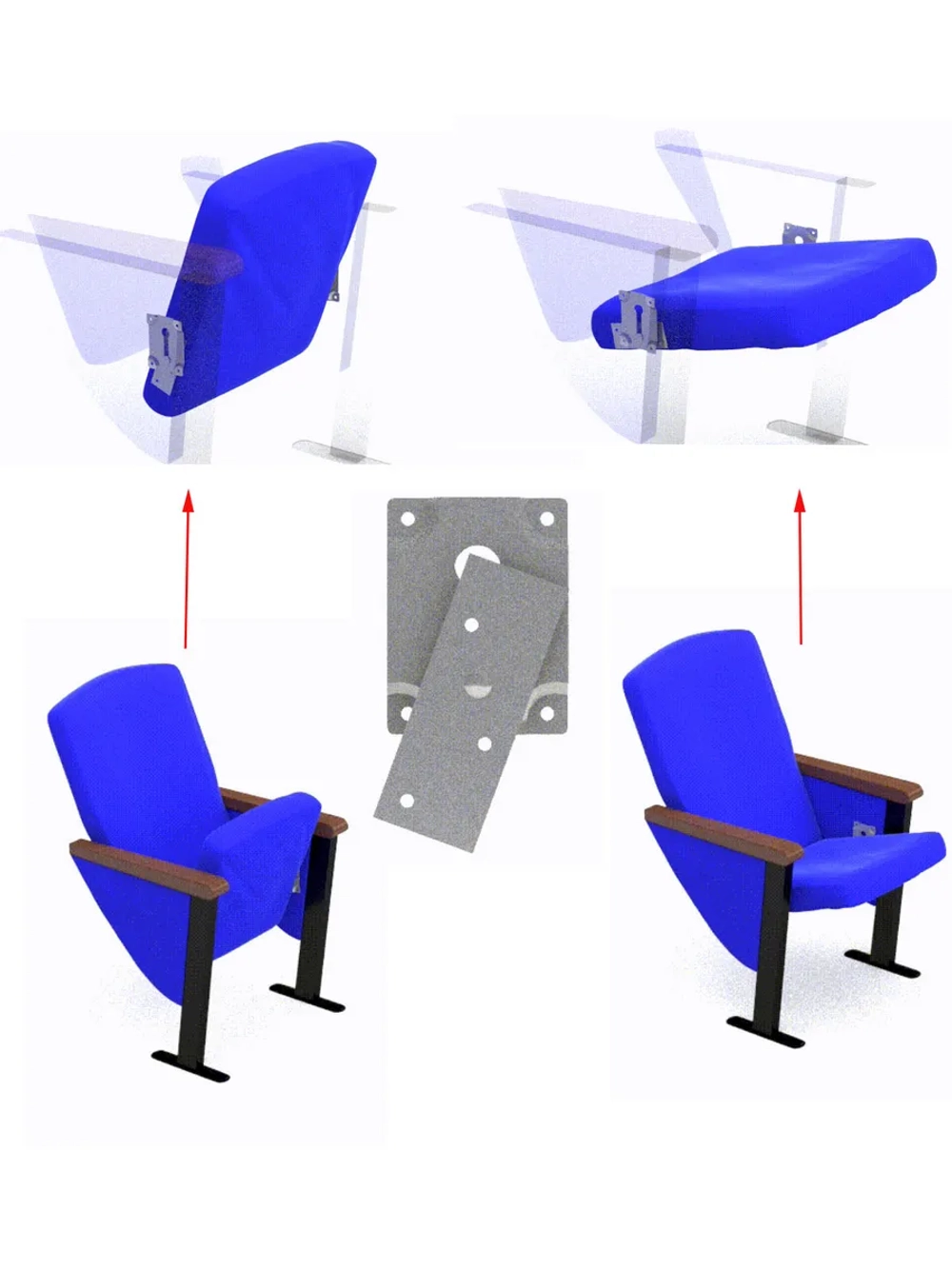 Механизм вращения, механизм поворота 586, 2 комплекта