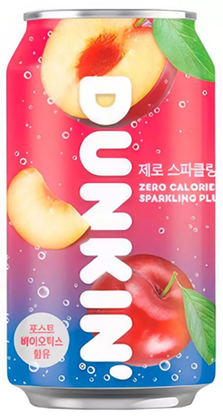 Газированный напиток Со Вкусом Сливы Dunkin Donuts Sparkling Plum 0.35 - банка