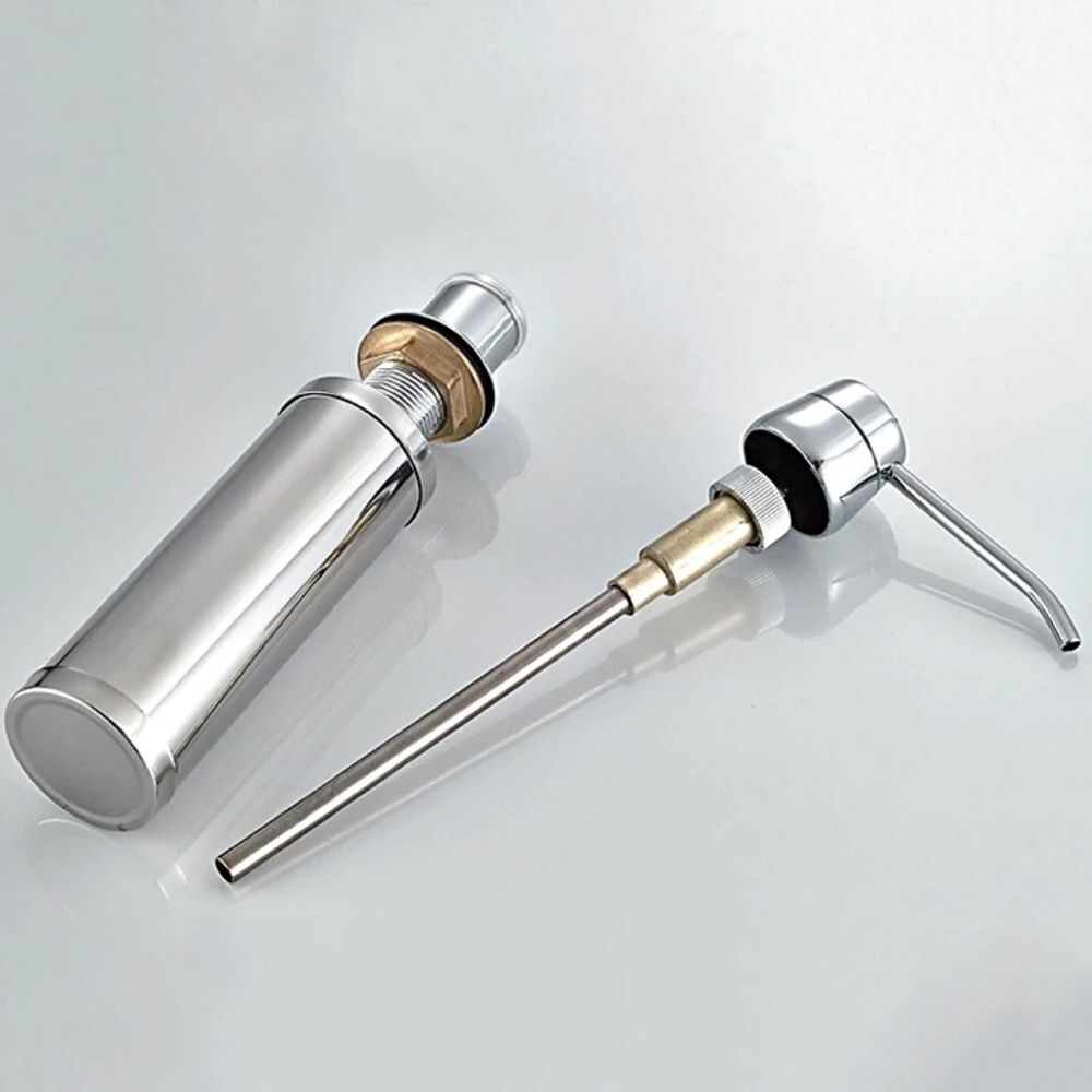 Дозатор для жидкого мыла, Frap, встраиваем, 300 мл, хром, F40513