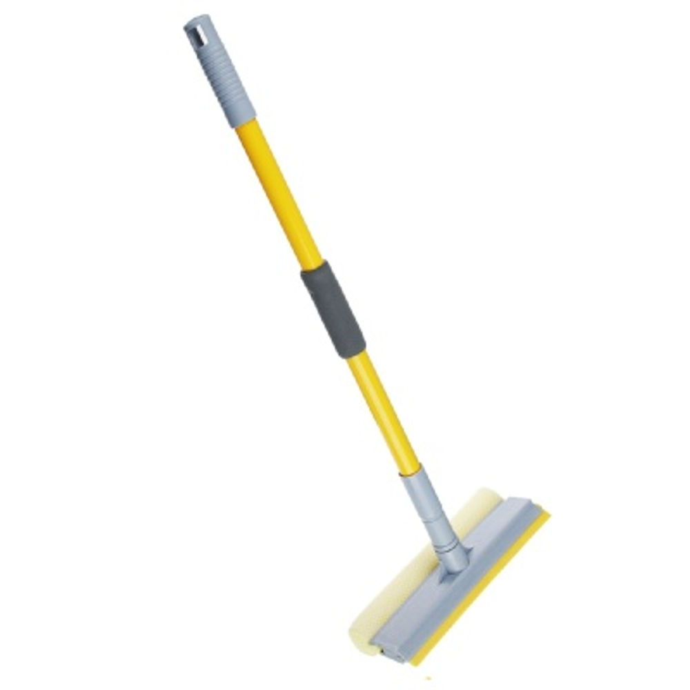 Окномойка с телескопической ручкой 96см, насадка поролон 20см VETTA (50шт/кор)