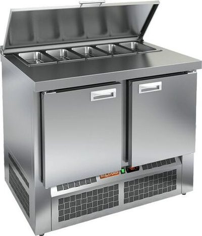 Стол Для Салатов Hicold Sle1-11Gn С Крышк.