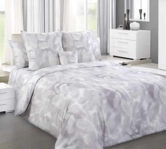 Полуторный комплект постельного белья Нежный шелк сатин