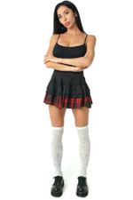 Белые гольфы с принтом в виде формул, вычислений и схем (Цвет: белый)