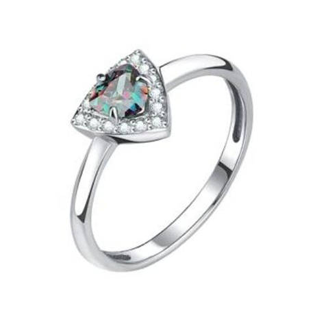 Кольцо из серебра с кварцем