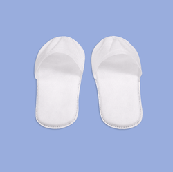 Тапки спанбонд, закрытый мыс (100 пар), одноразовые, белые, с накатом и подошвой 5 мм